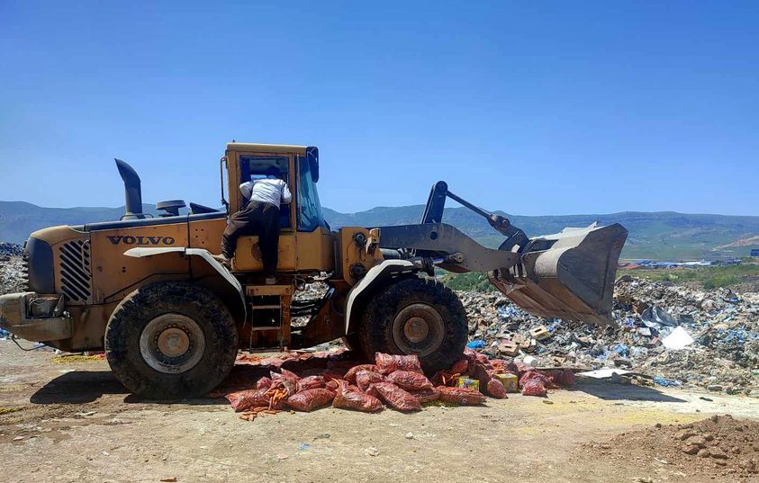 لە شەش مانگدا دەست بەسەر 267 هەزار تۆن خۆراكی ماوەبەسەرچوو گیراوە