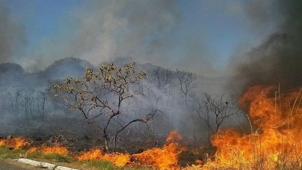 لە بەڕازیل بە هۆی ئاگرکەوتنەوەوە هۆشداریی دەدرێت