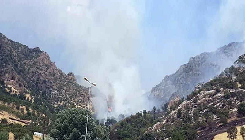 بۆردوومانی یەکێک لە ناوچە سنوورییەکانی هەرێمی کوردستان لەلایەن تورکیاوە بەهۆی بوونی پەکەکەوە