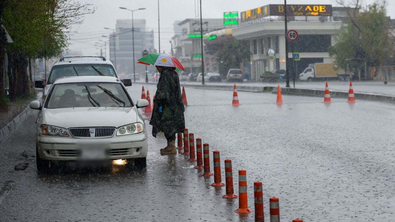 شەپۆلێکی بارانبارین ناوچە جیاوازەکانی هەرێمی کوردستان دەگرێتەوە