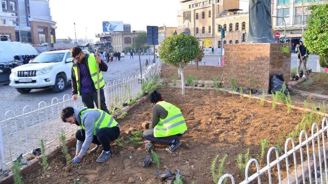 لە هەولێر دوو هەزار و 265 گوڵی جۆراوجۆر چێنرا