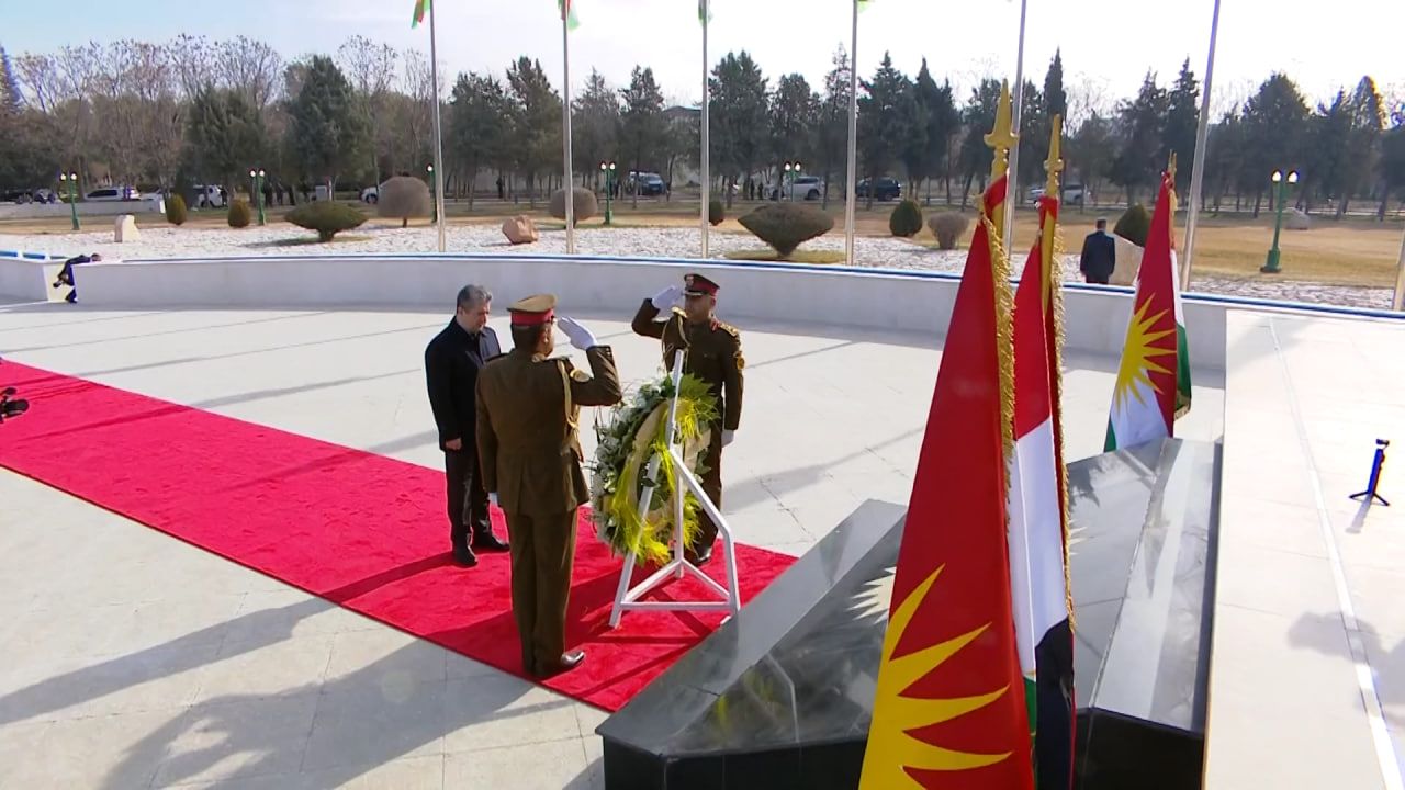 بە ئامادەبوونی سەرۆكوەزیران مەسرور بارزانی ڕێوڕەسمی ساڵیادی شەهیدانی یەكی شوبات بەڕێوەچوو