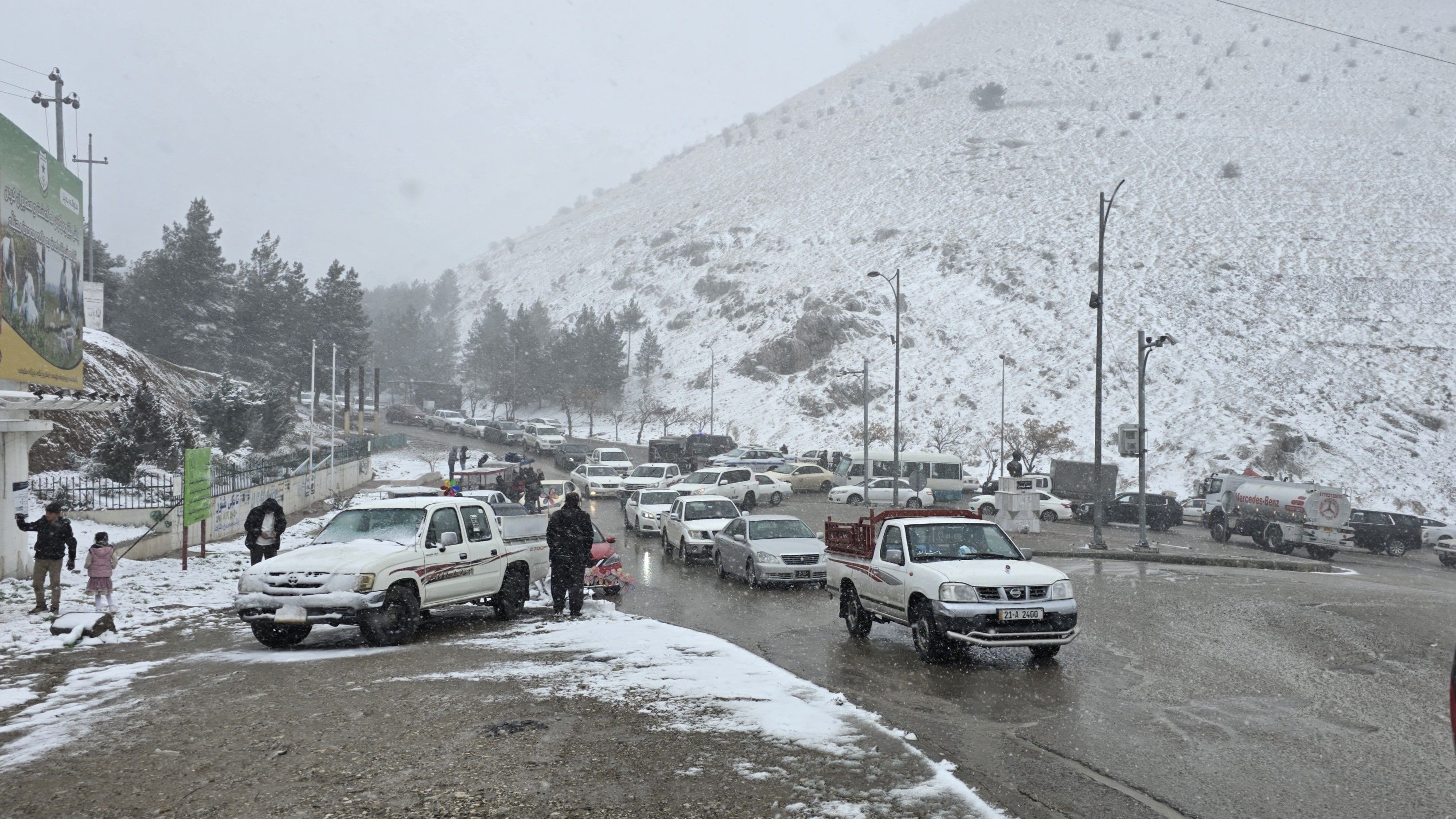 هاتووچۆی سلێمانی بۆ شوفێران: سەردانی ناوچە شاخاوییەکان مەکەن