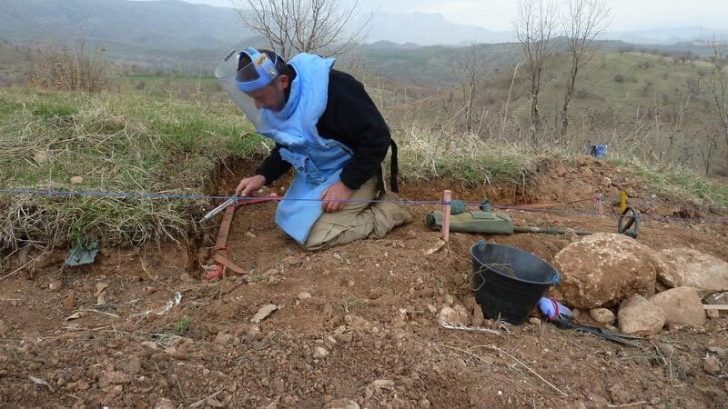 520 کیلۆمەتر دووجا زەوی هەرێمی کوردستان لە مین پاککراوەتەوە