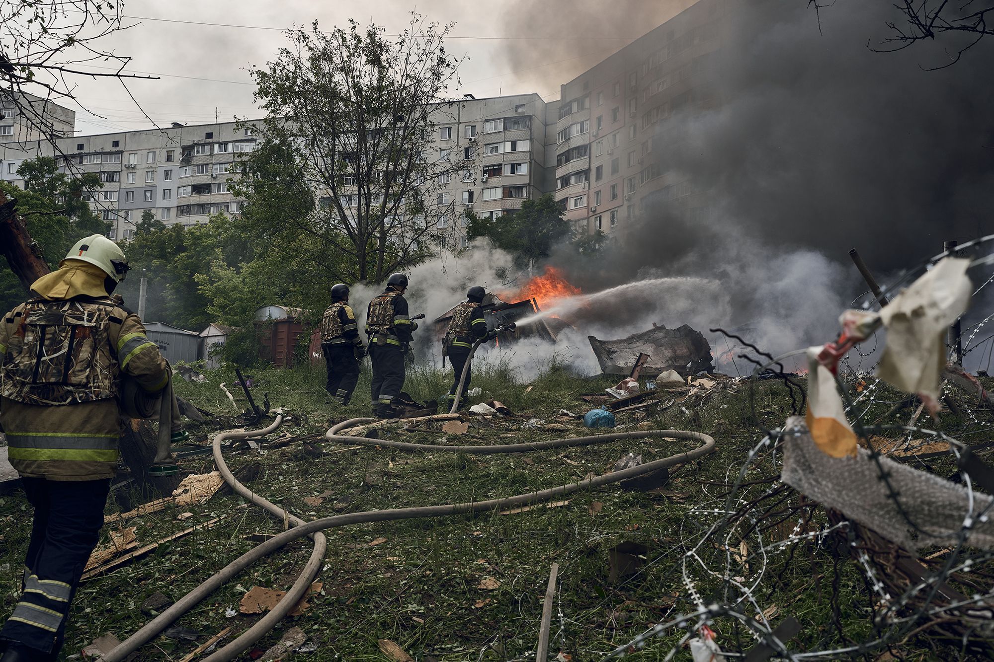 لە هێرشێکی ڕووسیا بۆسەر ئۆکراینا دەیان کەس کوژرا و برینداربوون