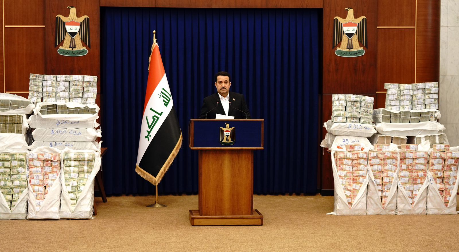 دەستپاکیی عێراق: عێراق هەوڵ دەدات پارە بە تاڵان براوەکان بگەڕێنێتەوە