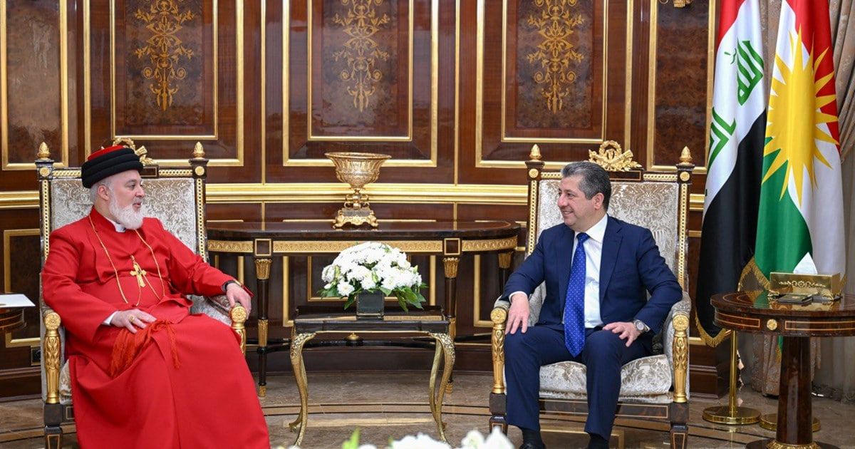 مەسرور بارزانی و پاتریارکی کەنیسەی ئاشووریی ڕۆژهەڵاتی ناوەڕاست کۆبوونەوە