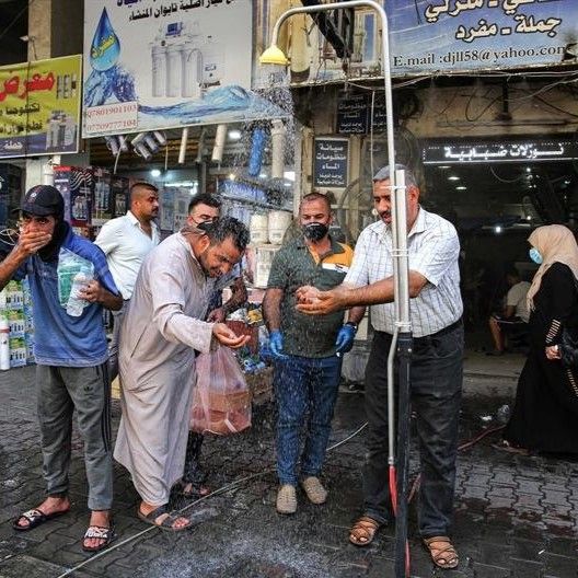 10 پارێزگای عێراق پلەی گەرمییان لە نیوەی پلەی کوڵان نزیک دەبێتەوە
