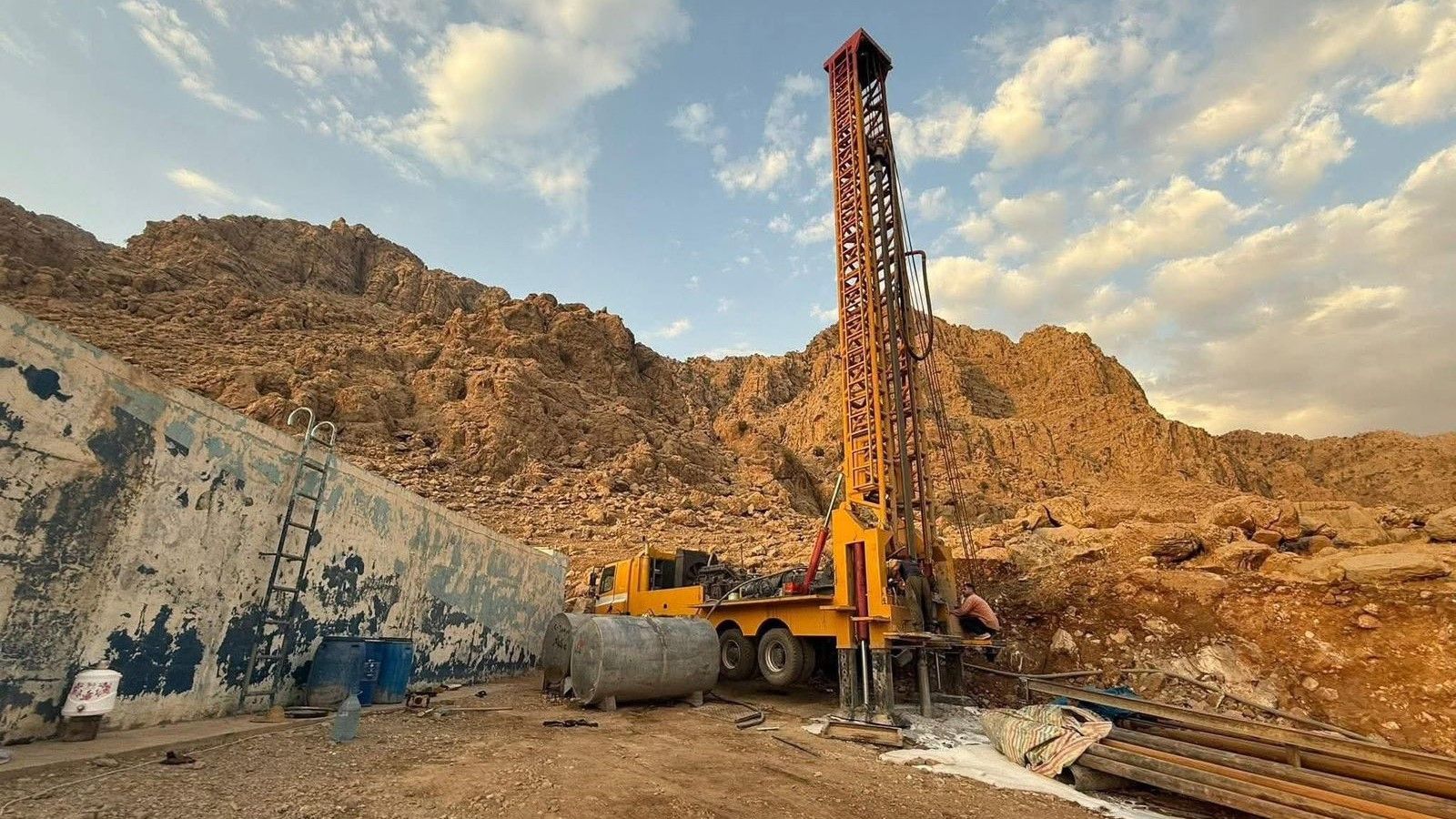 بۆ چارەسەری کەمئاوی ژمارەیەک بیری ئاوی خواردنەوە لەڕانیە لێدەدرێن